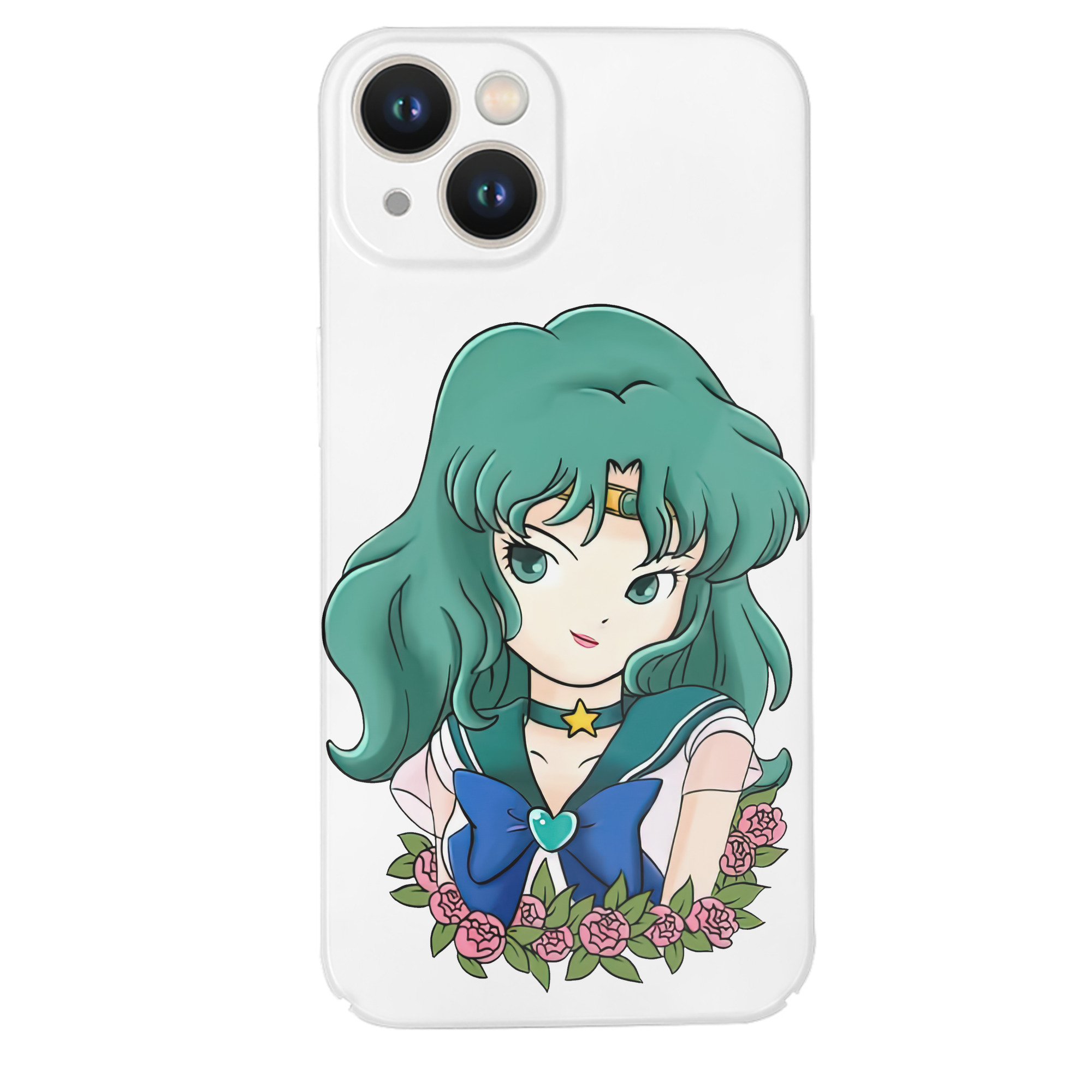 （画像用） 美少女戦士セーラームーン 海王 みちる（かいおう みちる） Sailor Moon Kaiou Michiru 【iPhone 14シリーズ対応】ハードケース